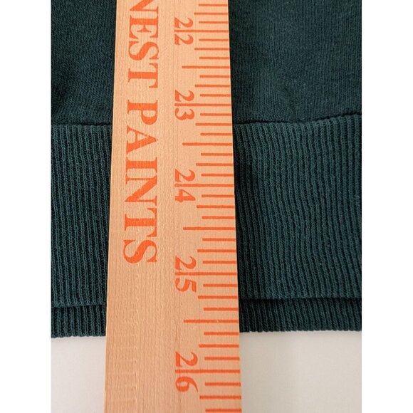 Vintage Cardinal Sweatshirt Womens Size XL Green Red Winter Granny USA Made - Picture 11 of 11